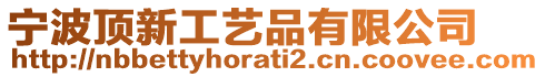 寧波頂新工藝品有限公司