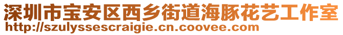 深圳市寶安區(qū)西鄉(xiāng)街道海豚花藝工作室