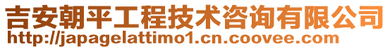 吉安朝平工程技術咨詢有限公司