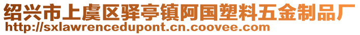 紹興市上虞區驛亭鎮阿國塑料五金制品廠
