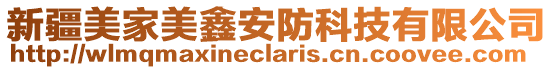 新疆美家美鑫安防科技有限公司
