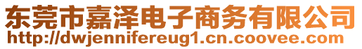 東莞市嘉澤電子商務有限公司