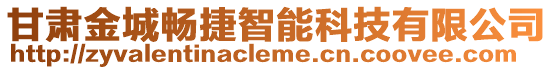 甘肅金城暢捷智能科技有限公司