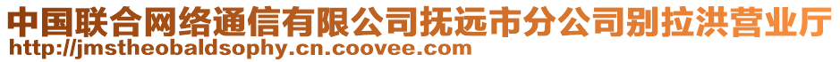 中國聯(lián)合網(wǎng)絡(luò)通信有限公司撫遠(yuǎn)市分公司別拉洪營業(yè)廳