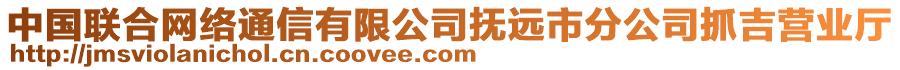 中國聯(lián)合網(wǎng)絡(luò)通信有限公司撫遠(yuǎn)市分公司抓吉營業(yè)廳