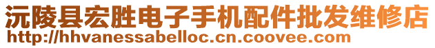 沅陵縣宏勝電子手機(jī)配件批發(fā)維修店