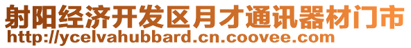 射陽經(jīng)濟(jì)開發(fā)區(qū)月才通訊器材門市