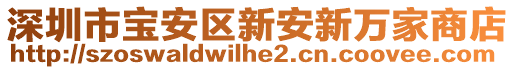 深圳市寶安區(qū)新安新萬(wàn)家商店