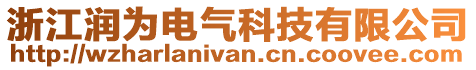 浙江潤為電氣科技有限公司