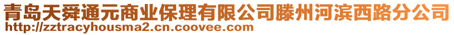 青島天舜通元商業(yè)保理有限公司滕州河濱西路分公司