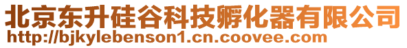 北京東升硅谷科技孵化器有限公司