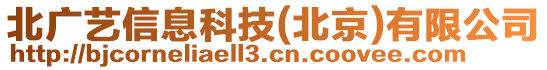 北廣藝信息科技(北京)有限公司