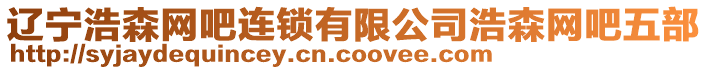 遼寧浩森網吧連鎖有限公司浩森網吧五部