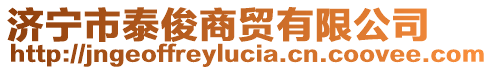 濟(jì)寧市泰俊商貿(mào)有限公司