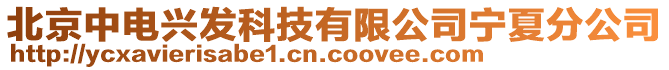 北京中電興發科技有限公司寧夏分公司
