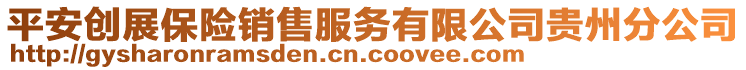 平安創(chuàng)展保險銷售服務有限公司貴州分公司