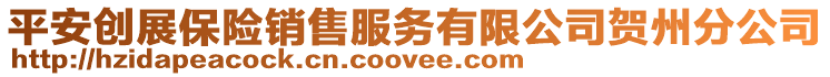 平安創(chuàng)展保險(xiǎn)銷售服務(wù)有限公司賀州分公司