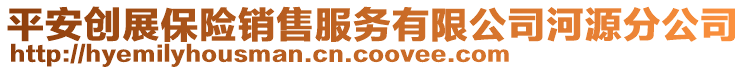 平安創(chuàng)展保險銷售服務有限公司河源分公司