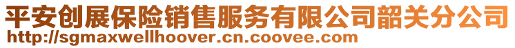 平安創(chuàng)展保險銷售服務有限公司韶關分公司