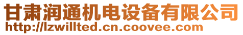 甘肅潤通機電設備有限公司