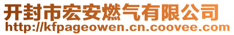 開(kāi)封市宏安燃?xì)庥邢薰? style=