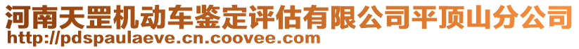 河南天罡機(jī)動車鑒定評估有限公司平頂山分公司