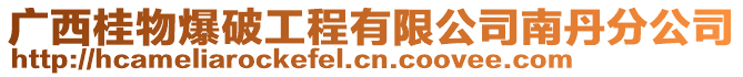 廣西桂物爆破工程有限公司南丹分公司