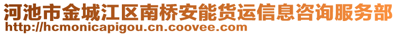 河池市金城江区南桥安能货运信息咨询服务部