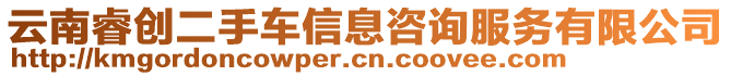 云南睿創(chuàng)二手車信息咨詢服務(wù)有限公司