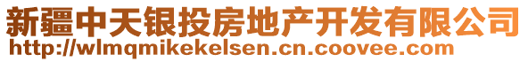 新疆中天銀投房地產(chǎn)開發(fā)有限公司