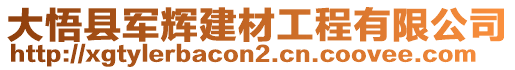 大悟縣軍輝建材工程有限公司