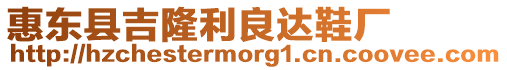 惠東縣吉隆利良達(dá)鞋廠