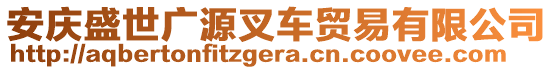安慶盛世廣源叉車貿(mào)易有限公司