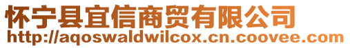 懷寧縣宜信商貿(mào)有限公司