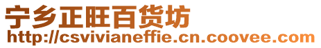 寧鄉(xiāng)正旺百貨坊