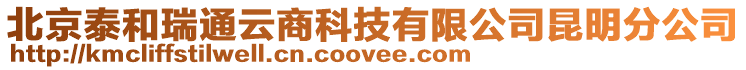北京泰和瑞通云商科技有限公司昆明分公司