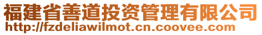 福建省善道投資管理有限公司