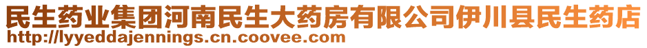 民生藥業(yè)集團(tuán)河南民生大藥房有限公司伊川縣民生藥店