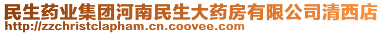 民生藥業集團河南民生大藥房有限公司清西店