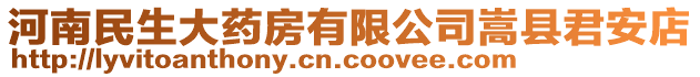 河南民生大藥房有限公司嵩縣君安店