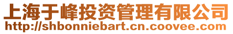 上海于峰投資管理有限公司