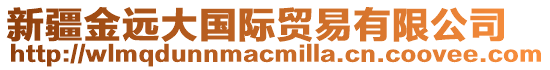 新疆金遠(yuǎn)大國(guó)際貿(mào)易有限公司
