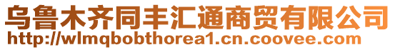 烏魯木齊同豐匯通商貿有限公司
