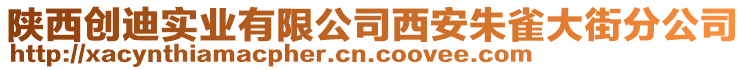 陜西創(chuàng)迪實(shí)業(yè)有限公司西安朱雀大街分公司