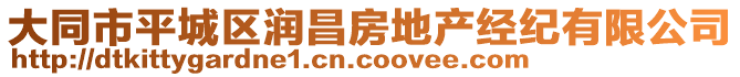 大同市平城區(qū)潤昌房地產(chǎn)經(jīng)紀(jì)有限公司