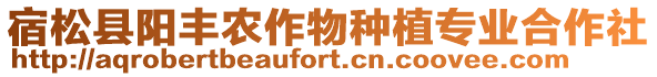 宿松縣陽豐農作物種植專業合作社