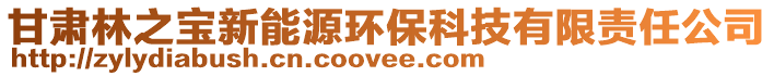 甘肅林之寶新能源環保科技有限責任公司