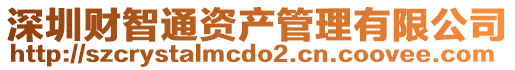 深圳財智通資產管理有限公司