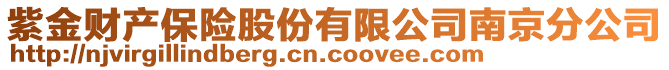 紫金財產(chǎn)保險股份有限公司南京分公司
