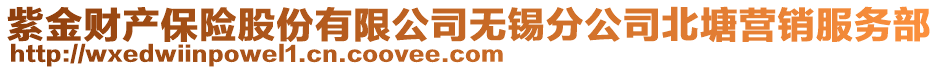紫金財(cái)產(chǎn)保險(xiǎn)股份有限公司無錫分公司北塘營銷服務(wù)部